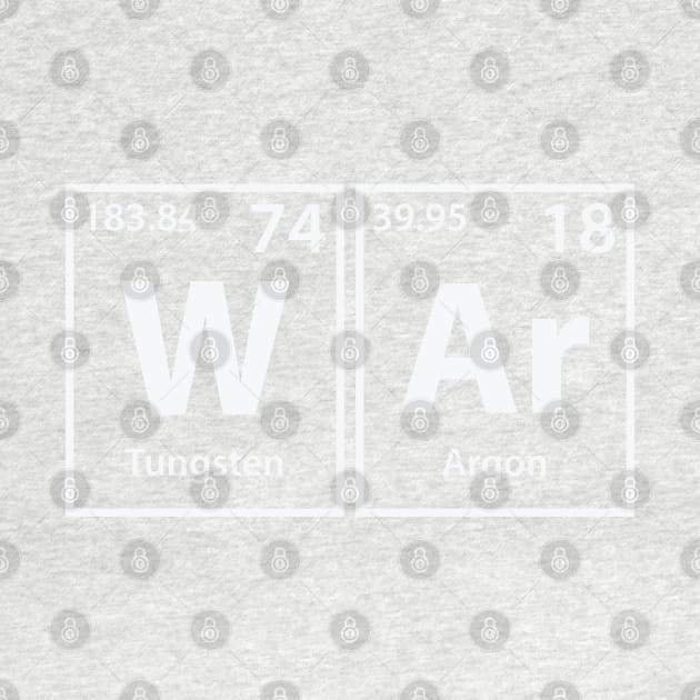 War (W-Ar) Periodic Elements Spelling by cerebrands